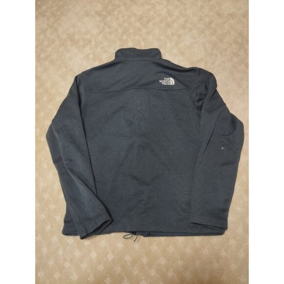The North Face Men's S Sweater Fleece Jacket Dark Grey Heather Full Zip - Picture 2 of 3